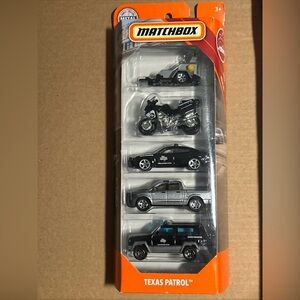 Matchbox Texas Patrol Vehicle Collection - Black and Silver